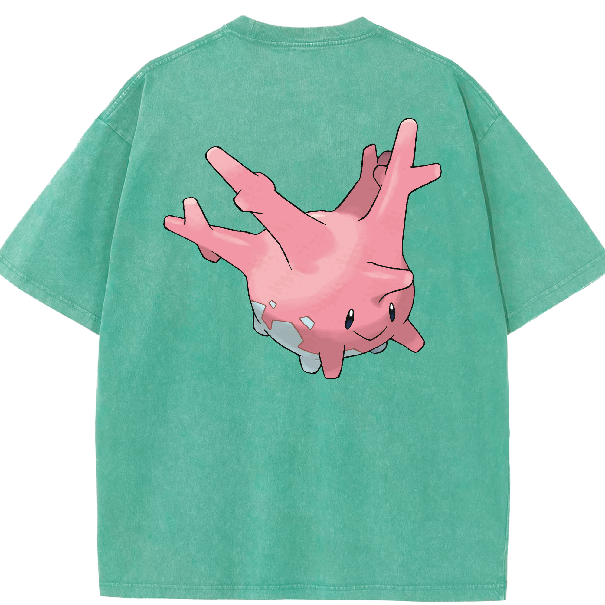（画像用） ポケットモンスター Pokémon 綿100% ヴィンテージ風 半袖Tシャツ（背面プリント）